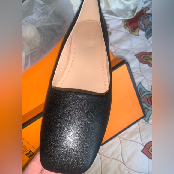 Black Low Heel Dress Shoes size 10 - Picture 4 of 4